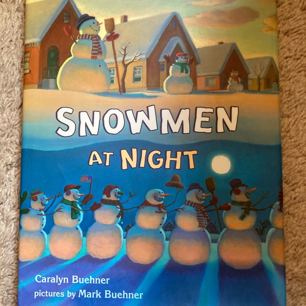 🤑4 for 10 - Snowmen at night hardcover